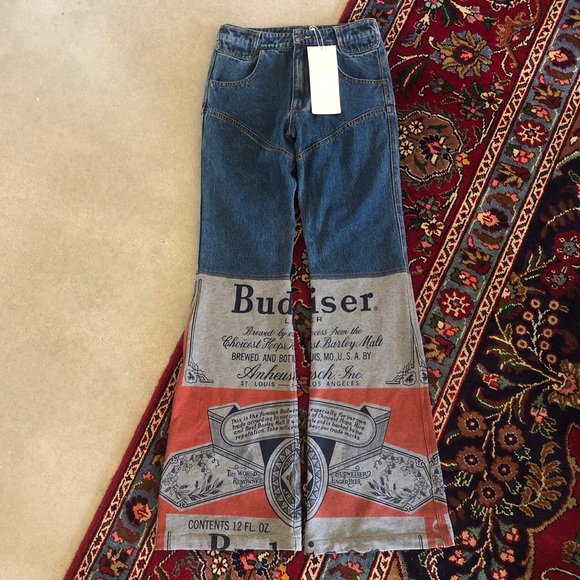 Maryam Nassir Zadeh Telfar Denim Jeans 